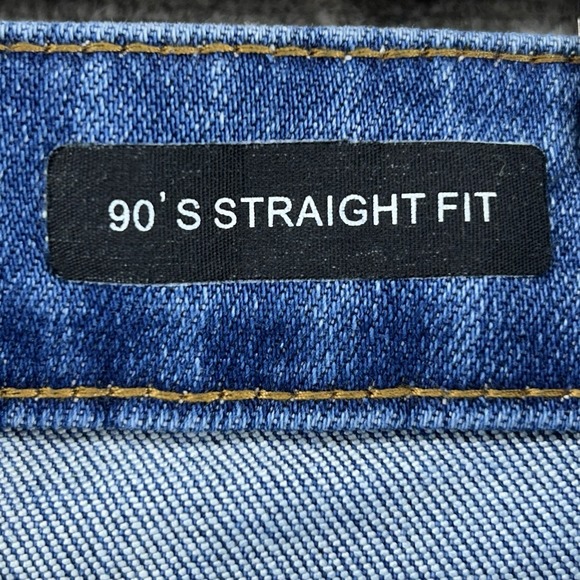 Judy Blue 90's Straight Fit Jeans Women Size 5/27 Blue Denim Casual - Picture 9 of 12